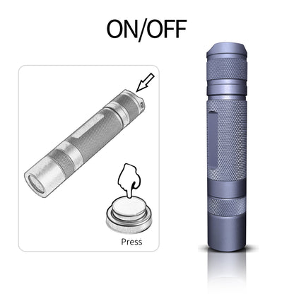 ‎‎PoleShine UV Flashlight - 365nm | High Definition Pure Ultraviolet | Black Light | Rechargeable|H1307