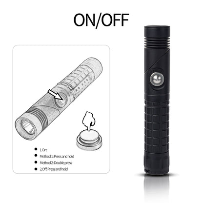 ‎PoleShine  Diving Flashlight - 1200 Lumens | 6 Modes | IPX8 Waterproof | Rechargeable | Adjustable Angle | 4800mAh Battery |TX1