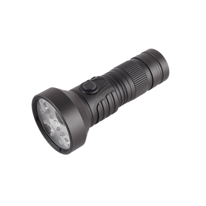 ‎PoleShine Pocket Flashlight 2000 Lumens |5 Modes | Red Light|Tactical Strobe|Practical EDC|DT901