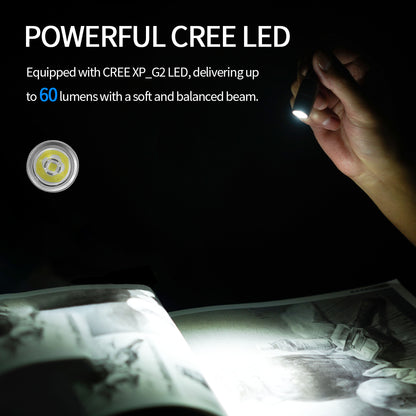 ‎PoleShine EDC Flashlight- 60 Lumens | Titanium |Waterproof|Bottle Opener|Multi-Tool | Practical EDC |DL104