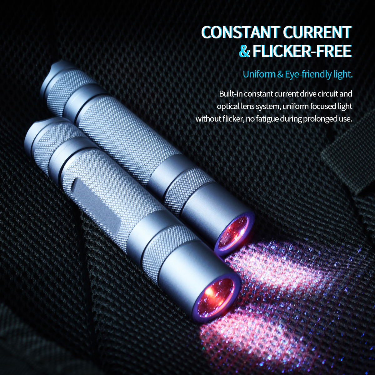 ‎‎PoleShine UV Flashlight - 365nm | High Definition Pure Ultraviolet | Black Light | Rechargeable|H1307