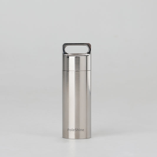 PoleShine Titanium Alloy Pill Box